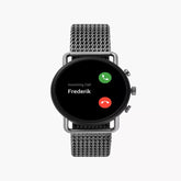 Skagen Men's Smartwatch, Falster 3 Stainless Steel Touchscreen Smartwatch with Speaker, Heart Rate, NFC, and Smartphone Notification